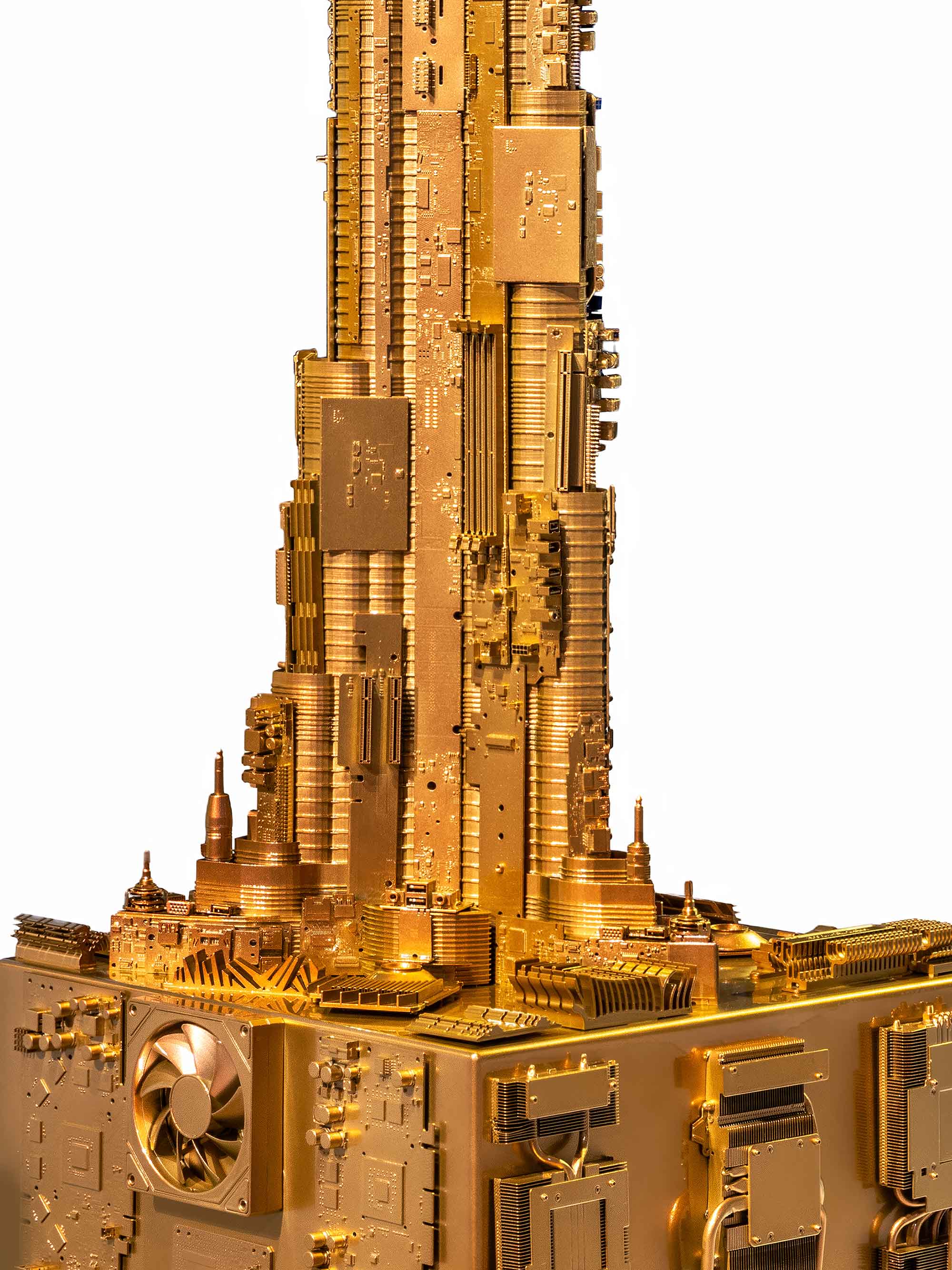 SCULPTURE SERIES - CITY OF GOLD (detail)